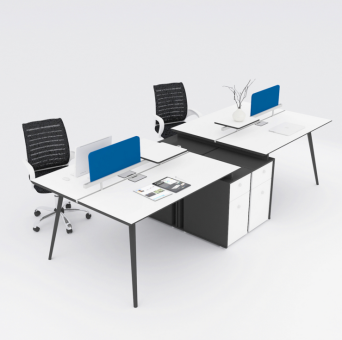 圣奥屏风办公桌办公家具四人办公桌组合简约办公职员桌人造板桌办公桌供应 .