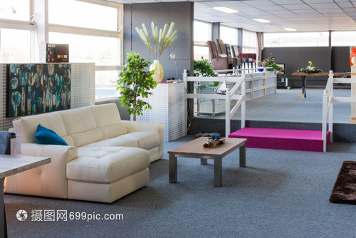 现代家具店露厅