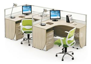 重庆办公家具厂 屏风工作位与四人办公组合方案